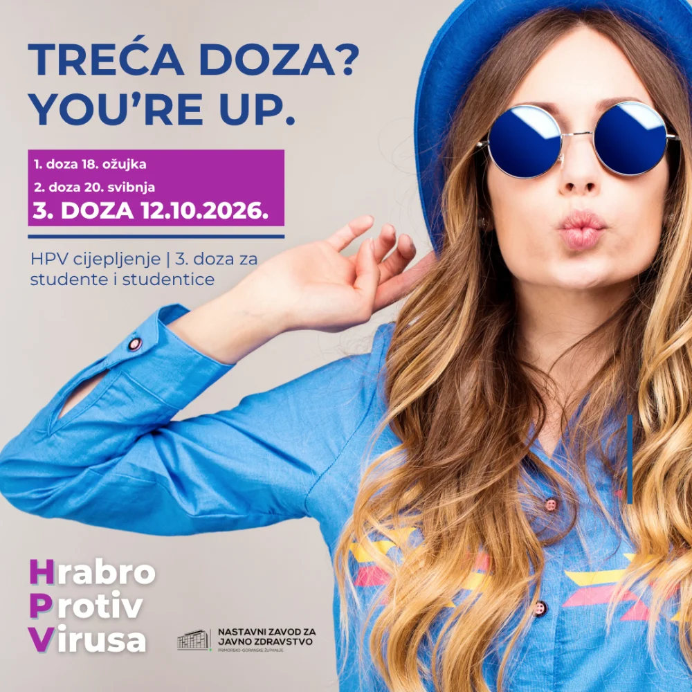 HPV cijepljenje za studente – treća doza