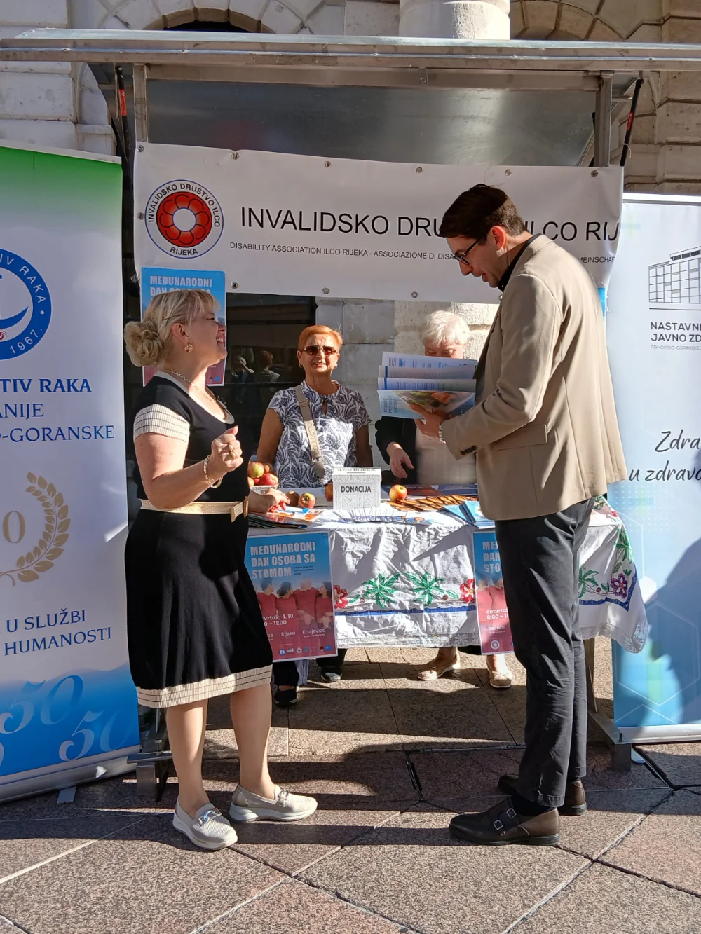 Međunarodni dan osoba sa stomom – akcija u Rijeci, Kraljevici i Delnicama